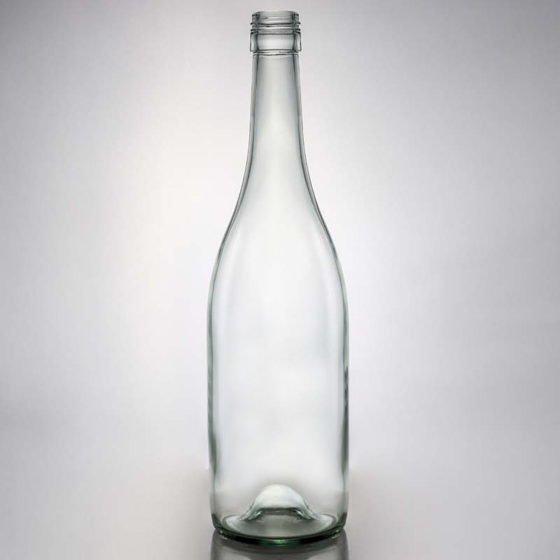Customizable Capacity and Shape Screw Cap Glass Bottle for Rum Vodka Whisky Tequila Gin