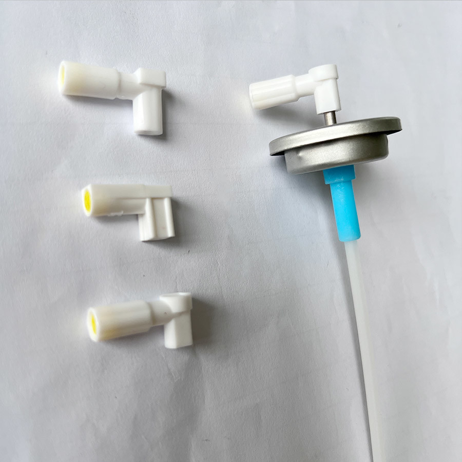 Plastic And Metal Stem Metered Aerosol Valves And Actuators 1inch