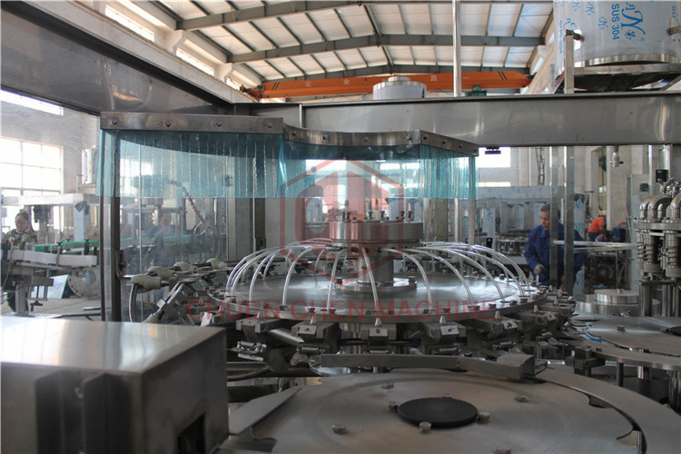 Aqua Water Non Carbonated Drink Hot Juice Filling Machine With High Speed 10000BPH