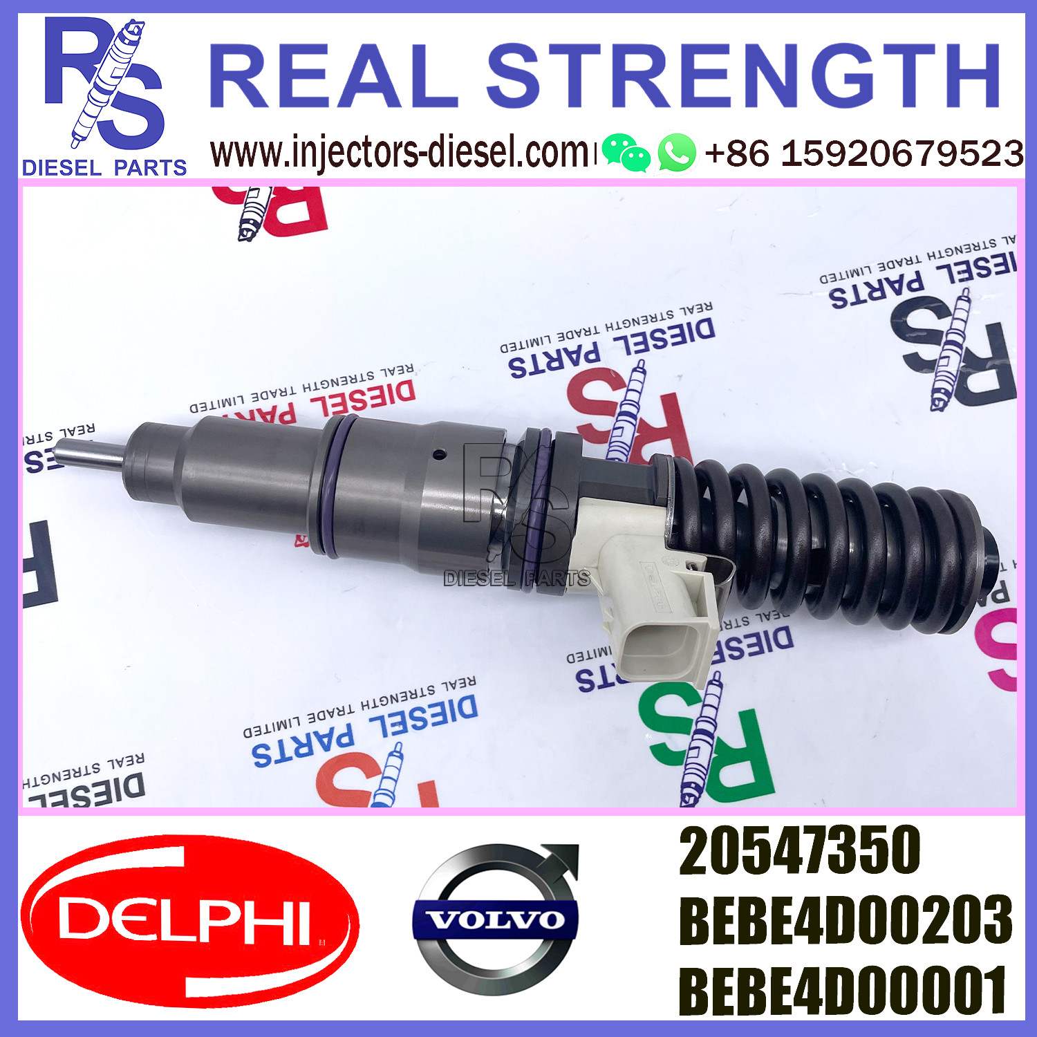 20547350 DELPHI Fuel injector BEBE4D00203 BEBE4D00001 E3.1 Diesel Pump Injector