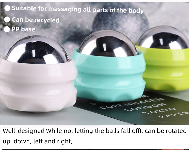 Skyringe Cold Roller Massage Ball Relief pain Easy Carry With Ice Gel