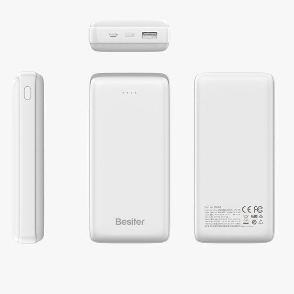 Portable Power Bank Supporting Multiple Device Charging and Fast Power Delivery Designed for Convenience and Portability