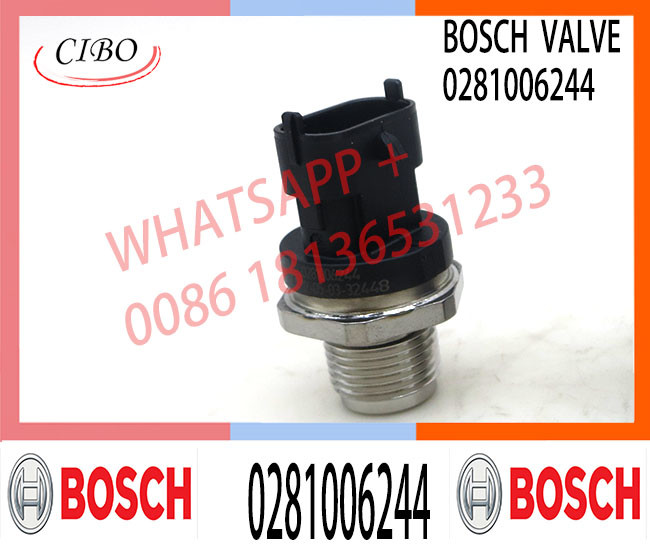 0281006244 Hot engine parts Fuel common 0281006244 rail pressure sensor High pressure common rail assembly 0281006244