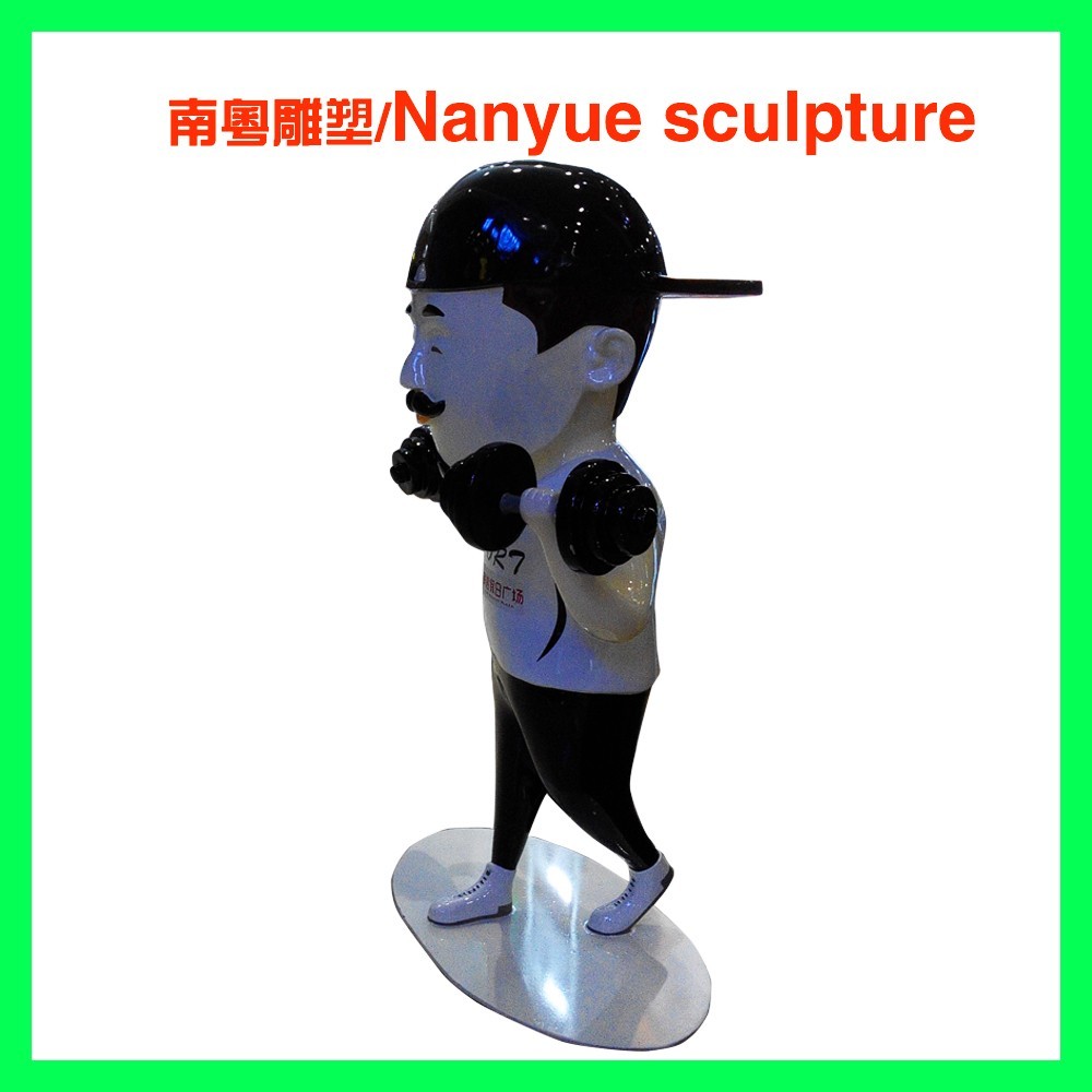 life size fiberglass colorful cartoon statue in theme decoration as decoration in park or hall center