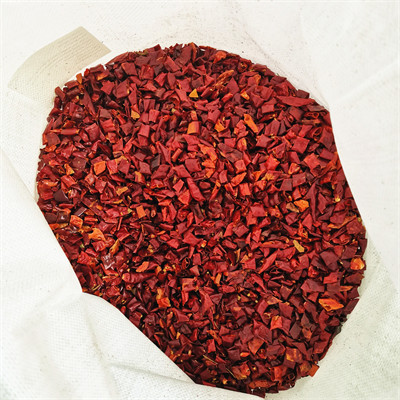 Tianjin Dried Red Chilli Flakes 3mm Dried Crushed Chillies HACCP