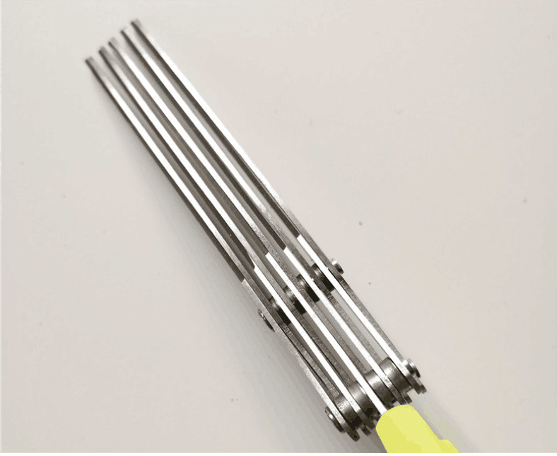Multi-functional Kitchen Scallion Scissors cutting herb 5 Layers of blade quick work