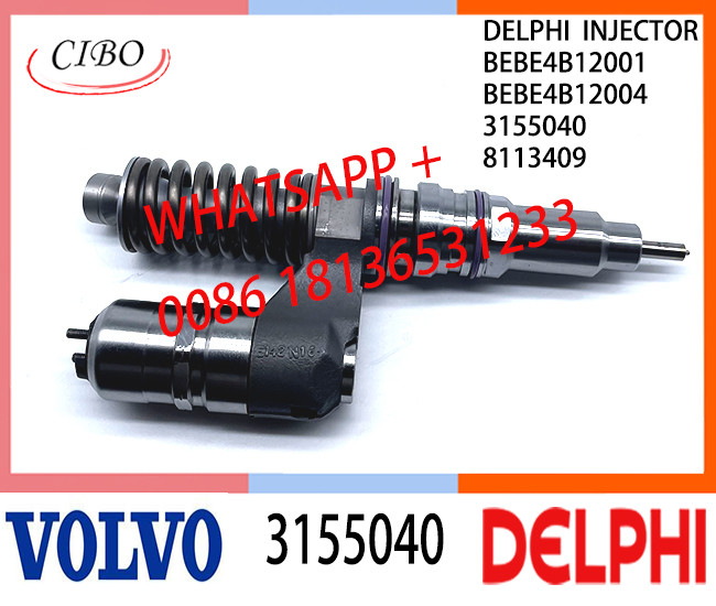 VOL 3155040 BEBE4B12004 Fuel engine Diesel Injector 3155040 BEBE4B12004 A3 for VOL D12 3039 EURO SPEC 340-380 HP