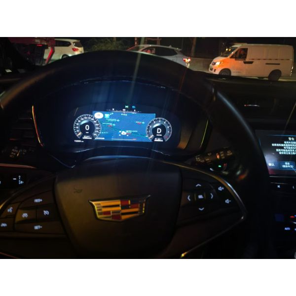 Cadillac XT5 XT6 LCD Instrument Panel Oil Gauge Digital Car Gauges Black Frame 12.3 Inch