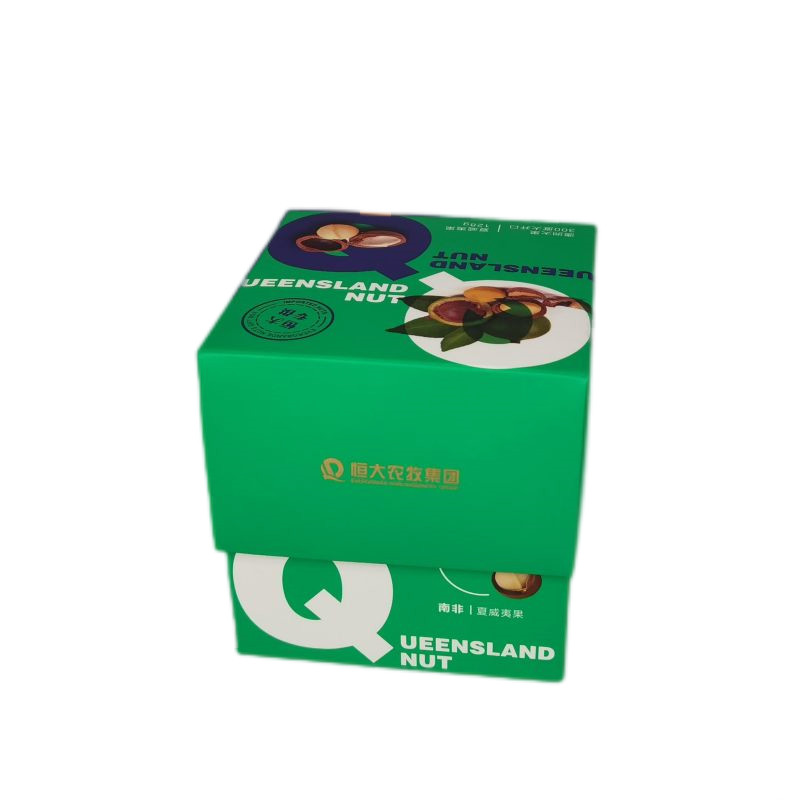 Greyboard Custom Printed Paper Boxes For Food Nuts Snacks Packaging