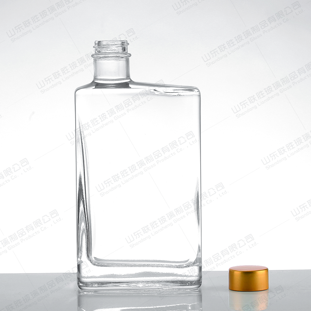 Whisky Guitar Shaped Glass Bottle With Healthy Lead Free Glass Material
