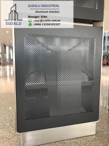 China SUDALU PVDF 15 years Warranty Panel Aluminum Interior Decoration Panel Metal Perforated Panel on sale