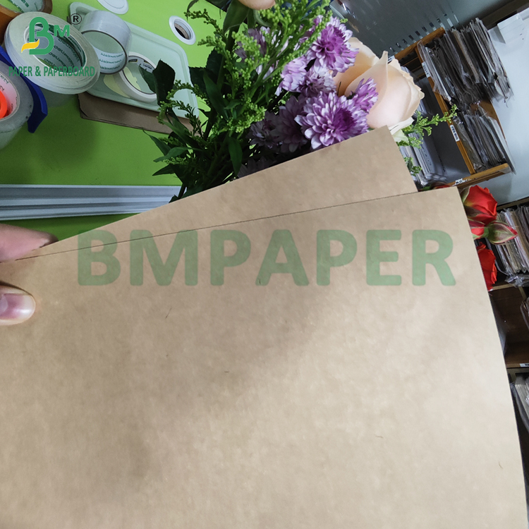 Food Grade Kraft 320gsm + 20g PE Coated Paper For Coffee Cup High Bulk 900mm