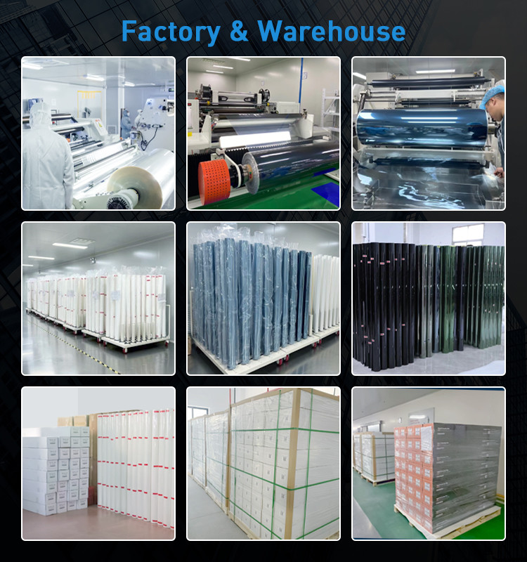 2mil Double Layer 15% Silver Building Window Film Decorate Film Privacy Protective Film