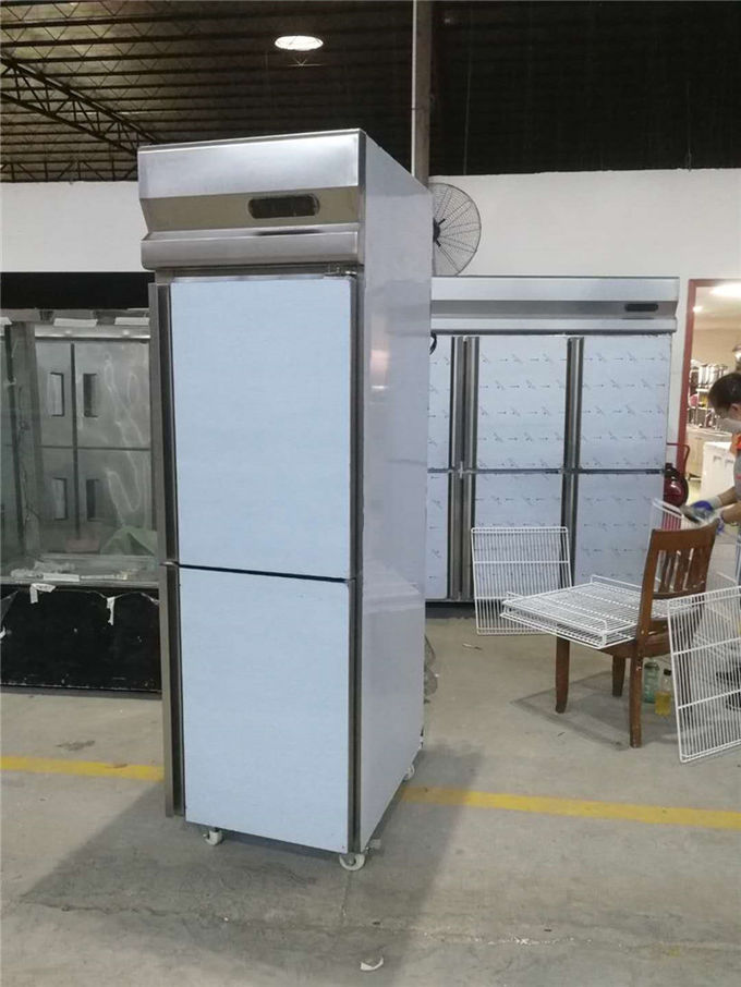 Stainless Steel 201 300W Commercial Upright Fridge