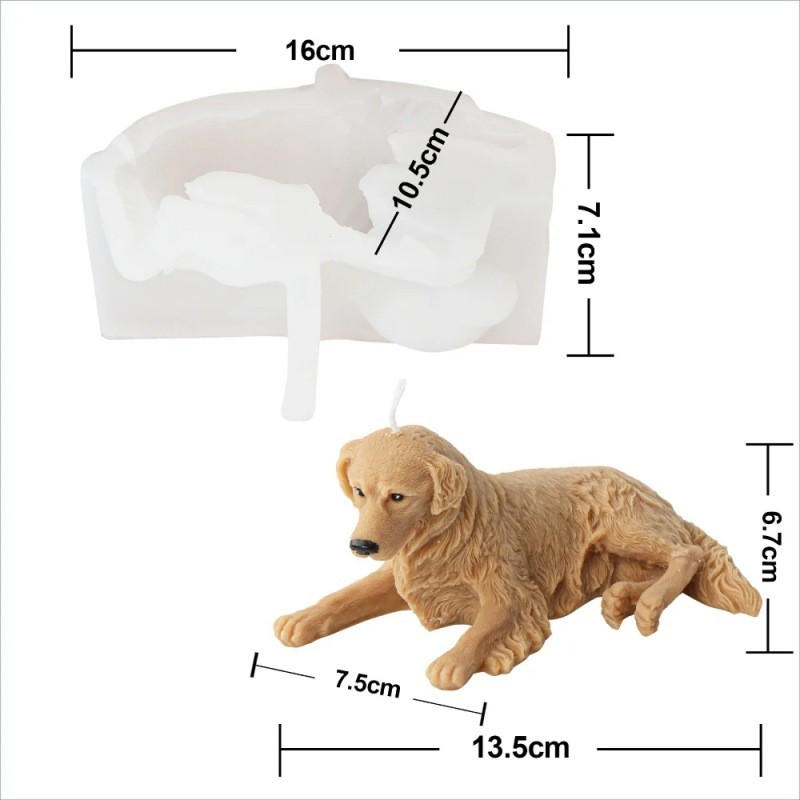 Customized DIY Silicone 3D Animal Candle Mould for Soap and Chocolate Christmas Gift