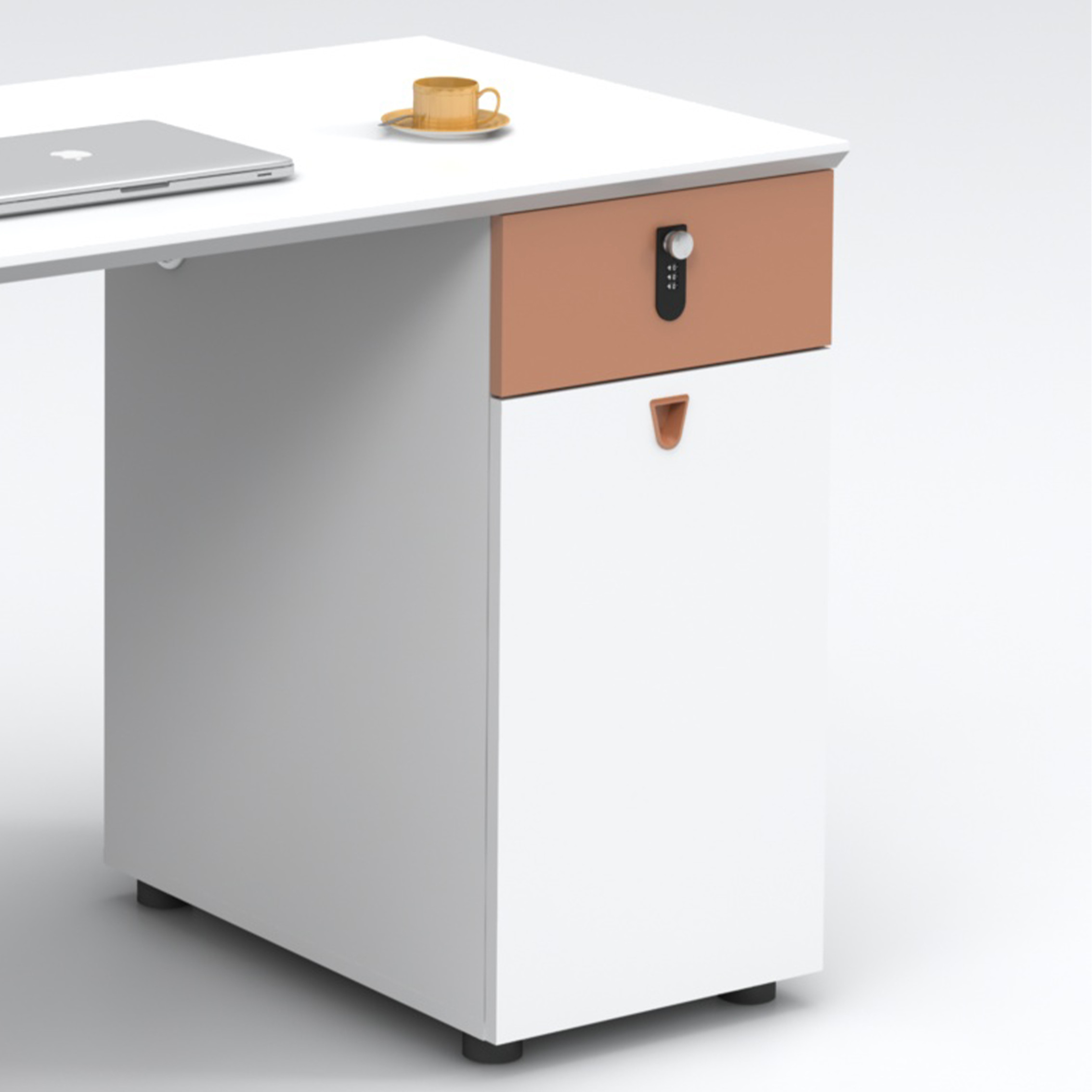 Modern Commercial Office Furniture 1 Person Open Concept Work Table Executive Manager Boss Desk