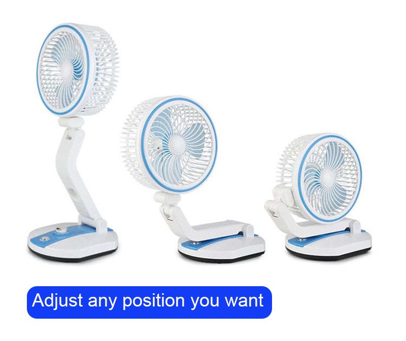 100 Pcs Outdoor Illuminated Folding Desk Fan Shear Multi Function