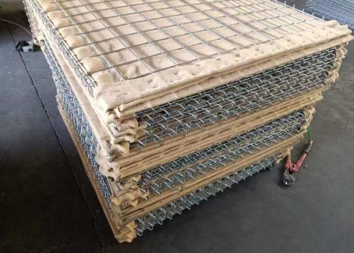 Spiral Distance 4.5mm itary Sand Barriers 5.0mm Mesh Wire 300g/M2 Geotextile Fabric Weight