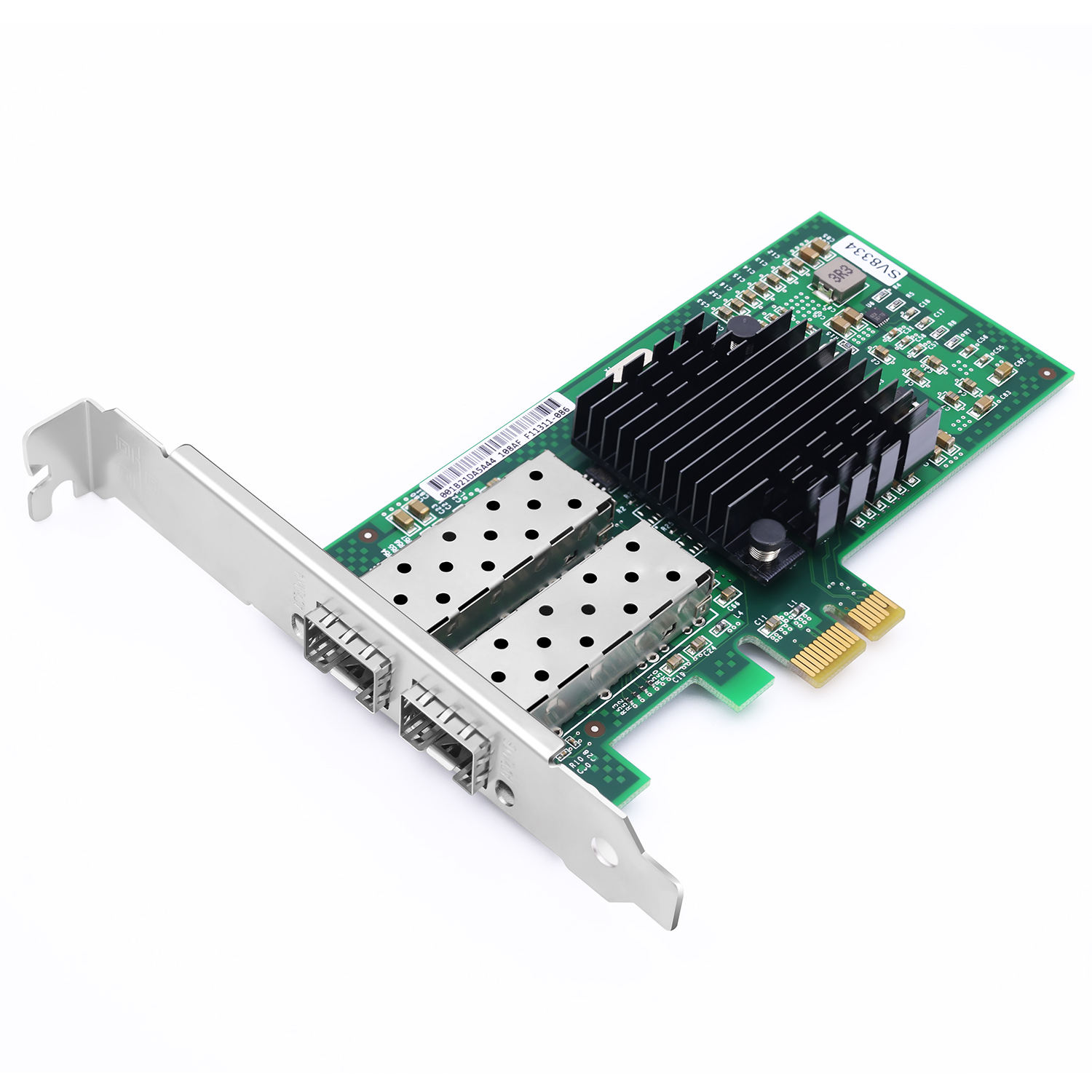 Network Interface Card SV8334 PCIe v2.0 2.5GT/s x1 lanes HL82576EB SFP Dual Ports 1000 Mbps