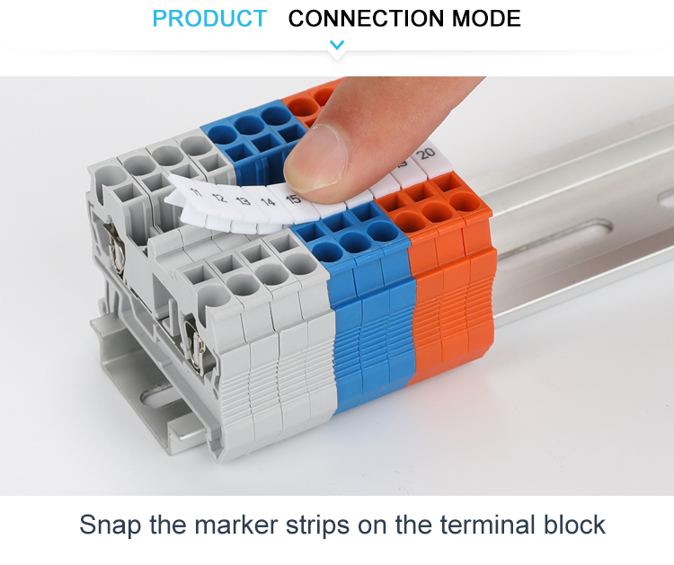 ZB Marking Number Tag Zack Marker Strip Label For Phoenix Terminal Blocks