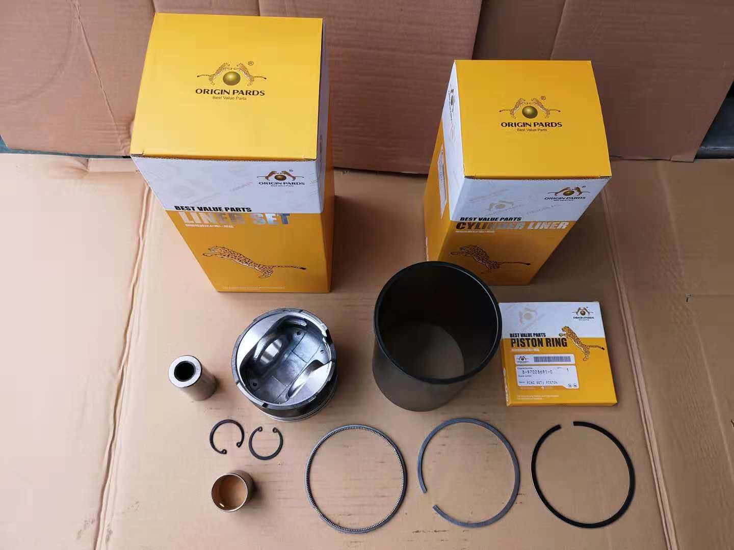 5878133922 4HG1 Liner Set For ISUZU NPR Parts Light Truck High Efficiency Engine Repair Kit