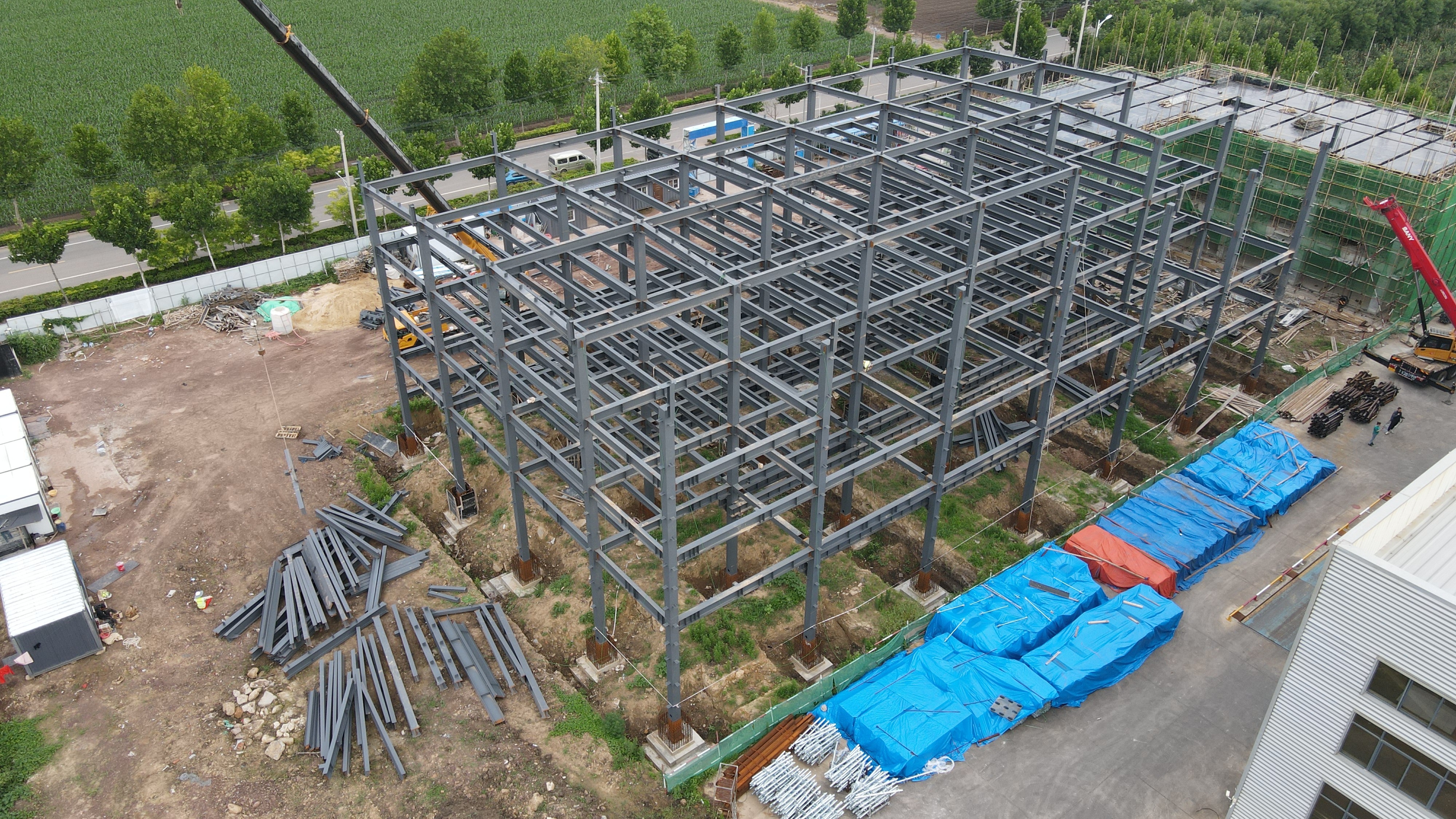 Durable Industrial Steel Structure Building Metal Warehouse Building Construction