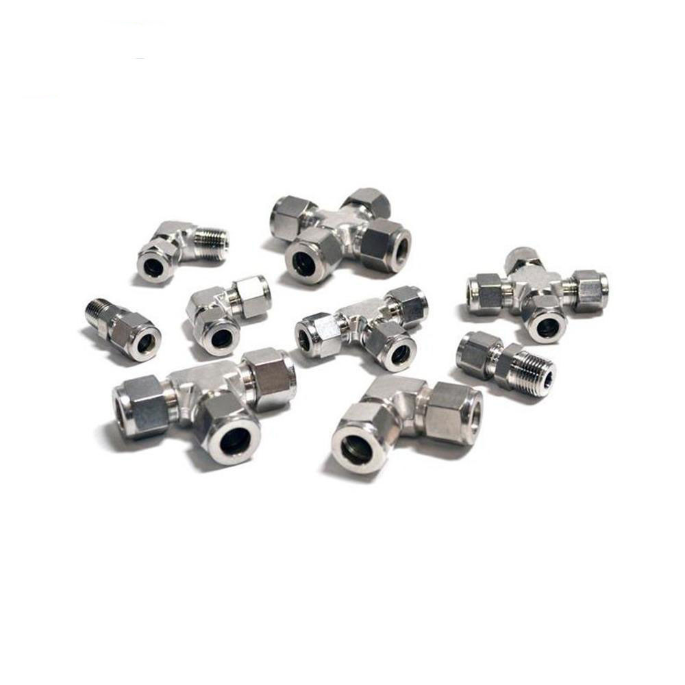 Dia 4mm To 38mm JIS SS Pipe Fittings Three Way Elbow Connector ODM OEM