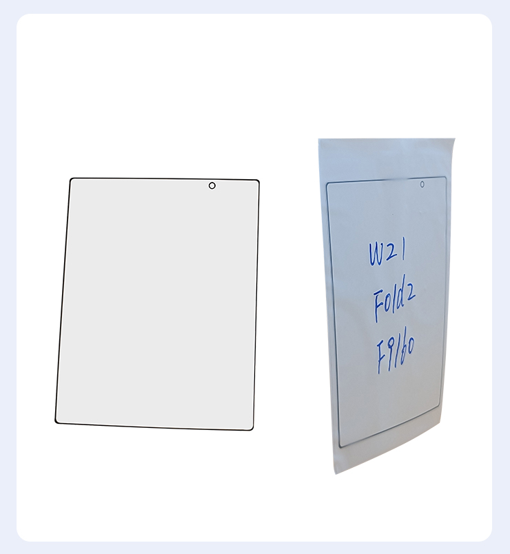 Direct 2-in-1 Glass With Oca for Samsung W21 and Z Fold2 F9160 Front Outer Glass Oca