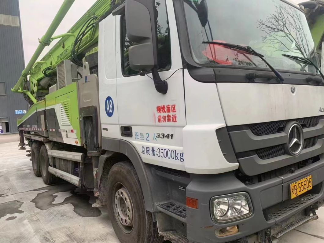 Good Original Performance 2020 Zoomlion 52m Concrete Pump on Benz Factory Directly Sale in EXW Price