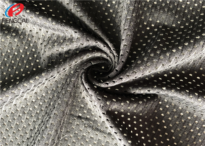 Fast Dry Mesh Fabric Elastic Polyester Sports Power Net Fabric For Lining