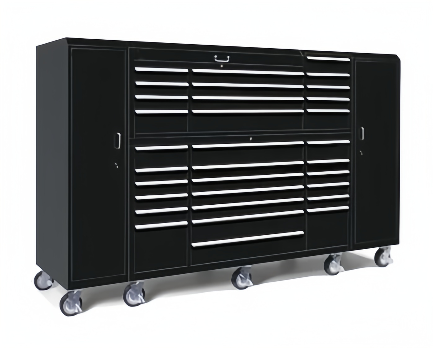 Power Coated Steel Tool Cabinets for Professional Garage Workbench Organization
