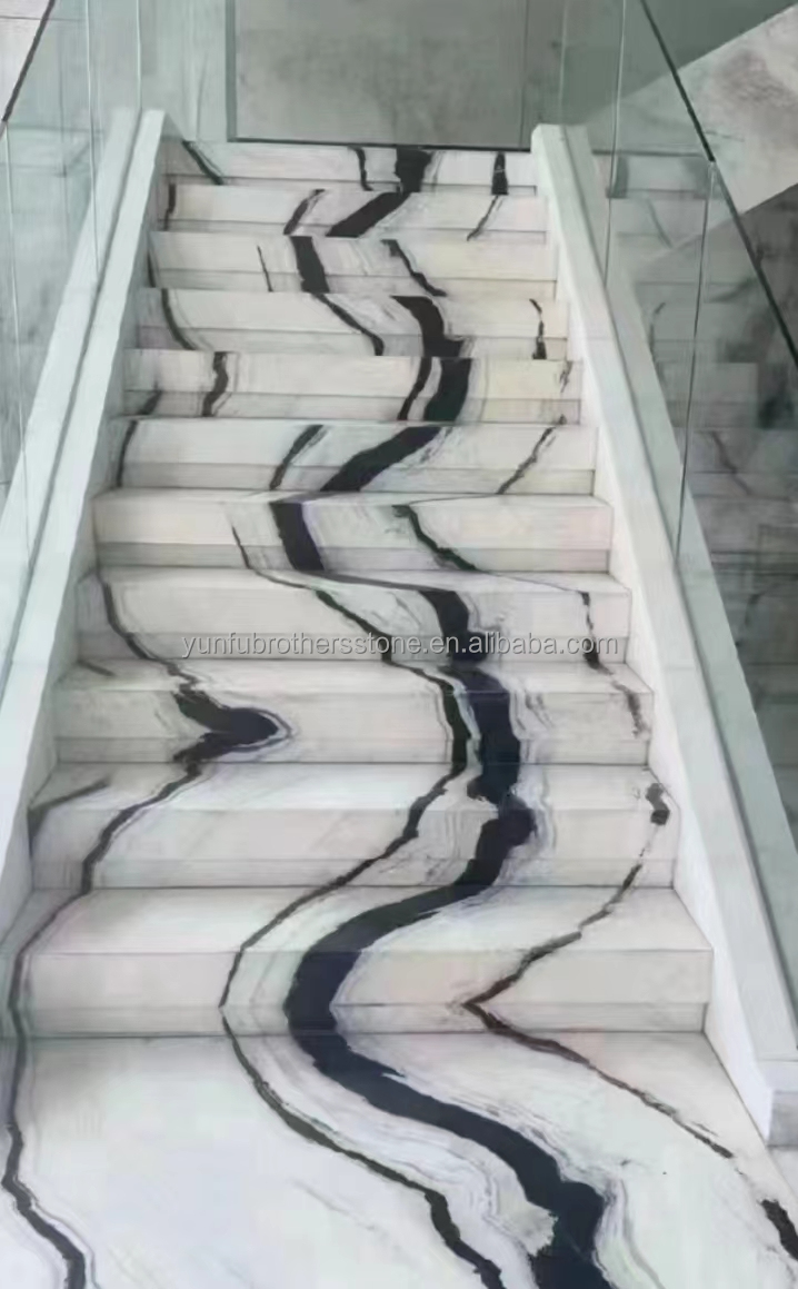 Straight Stair Non Slip Stair Treads with Sintered Stone Big Slabs from Special Stock