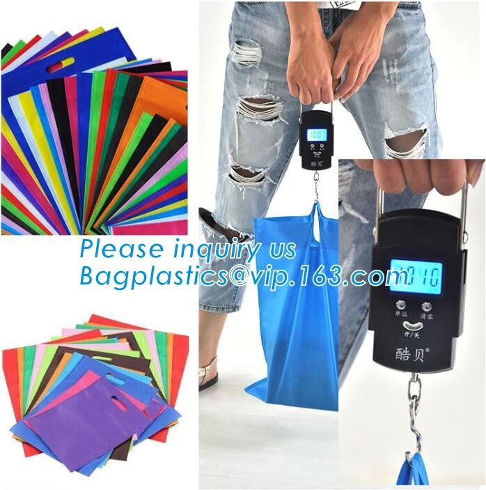 non-woven promotional shopping bag ultrasonic non woven bag, Custom printed tote non woven bag shopping shoulder bag pri