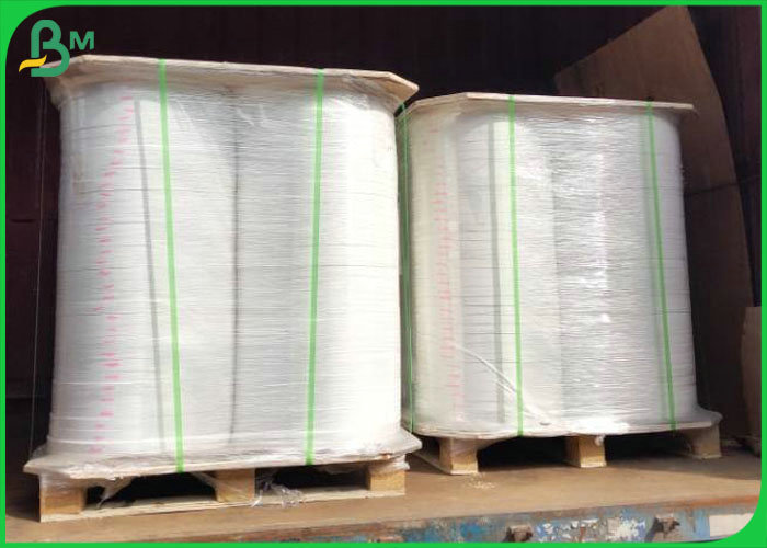 60 Gsm Straw Paper 15mm Width Roll Mg Colorful Kraft Paper With Food Grade Ink
