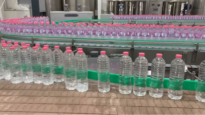 Rotary 2.2KW Automatic Water Bottle Filling Machine SUS304 0.8M3/ Min 1
