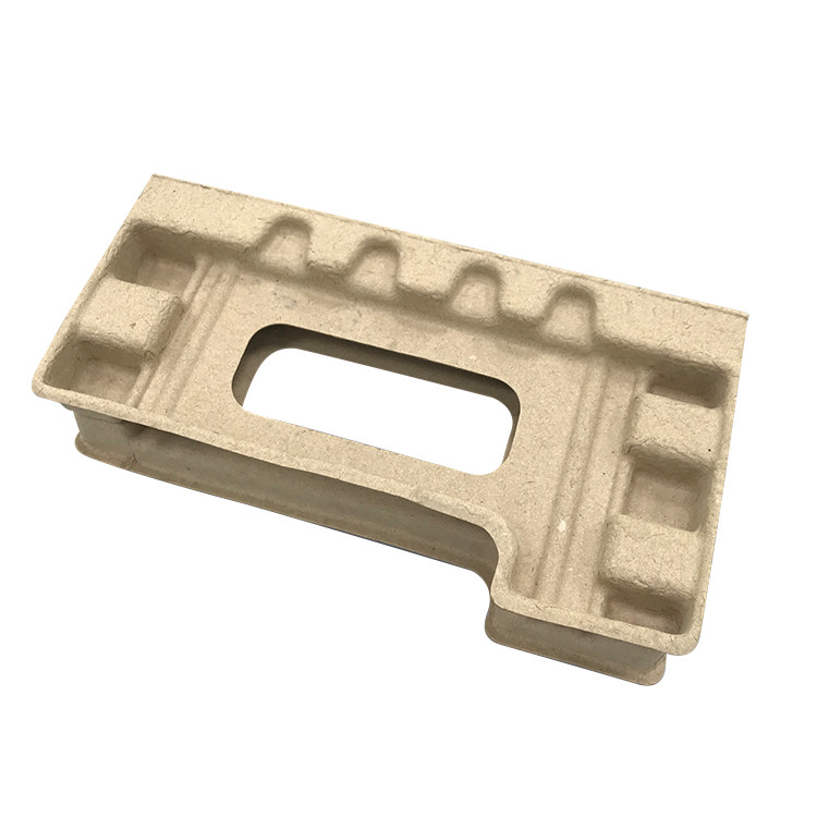 Dry Press Moulded Pulp Tray ODM Available For Tooling Packaging