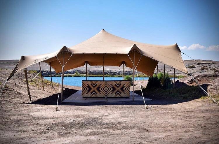 Commercial Party 5mx10m Waterproof Stretch Tent PVDF Coating For Wedding Event
