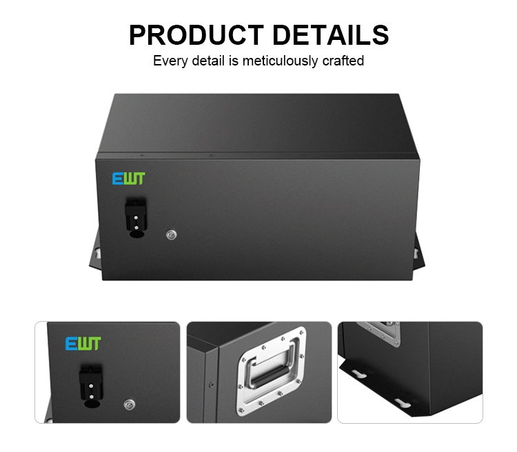 AGV Lifepo4 Lithium Battery 48v 100ah Lithium Iron Phosphate Car Batteries