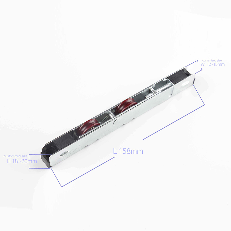 Double/Flat/Groove Window Nylon Roller with 12MM POM Wheel 200pcs/carton Package Type
