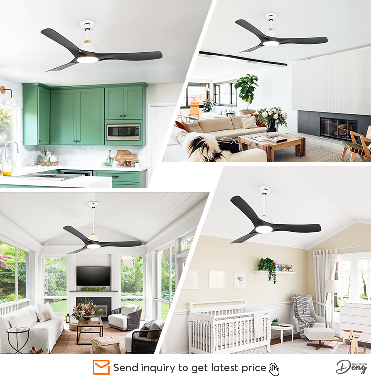 Living Room LED Ceiling Fan with Plastic Blades and REACH Certificate by 1stshine