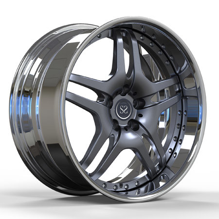 Polish Alloy 22 Inches Ferrari Forged Wheels Bmw M8 2 Piece 5x112