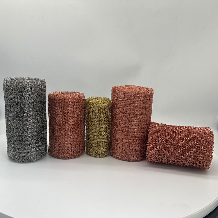 99% Filter Elements Stainless Steel Knitted Wire Mesh Double Woven