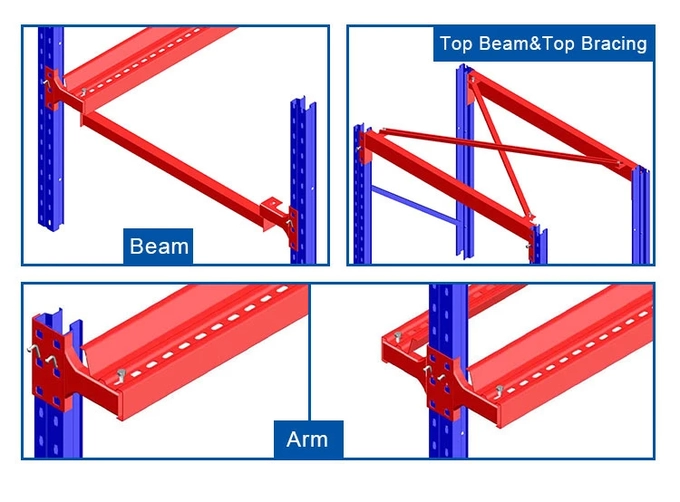Warehouse Heavy Duty Pallet Racks Drive In Through Racking System Drive-in  System  factory 2