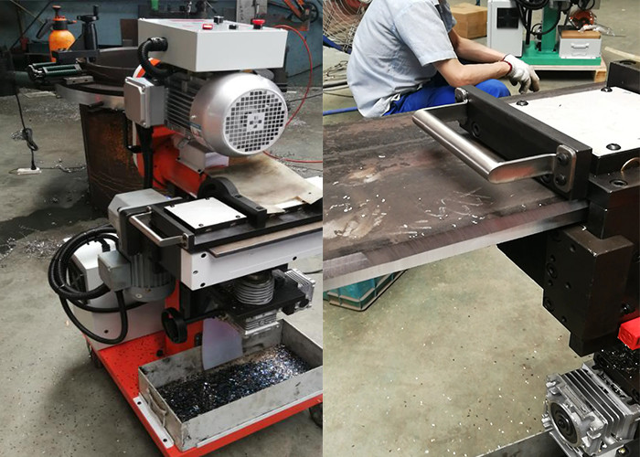 Self Working Plate Metal Milling Machine 80mm Portable Automatic 60degree
