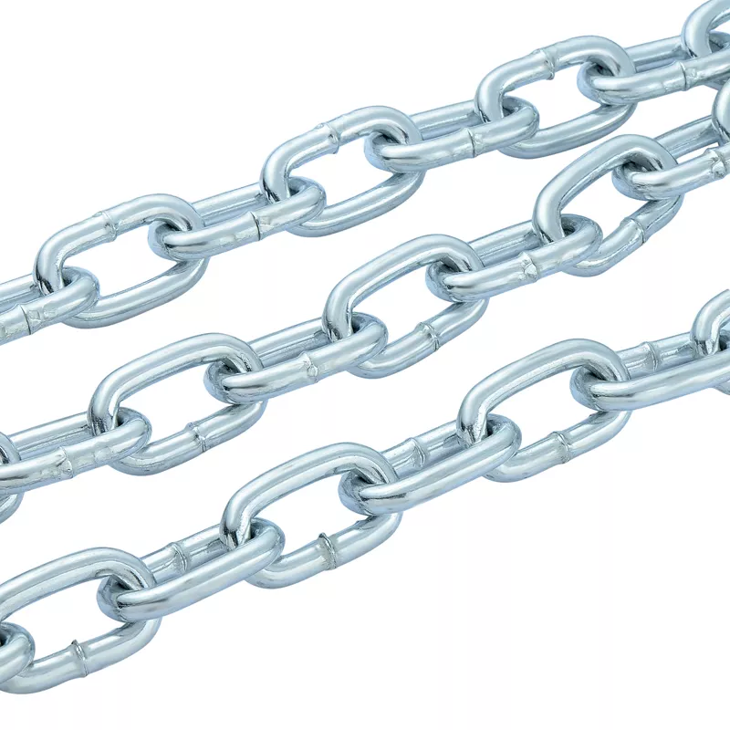Stainless Steel Welded Galvanized Link Chain Fatigue Resistant For Conveyor