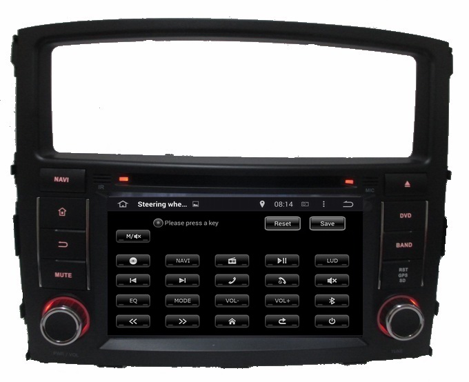 Ouchuangbo Indash Car GPS Navi Stereo System for Mitsubishi Pajero V97 /V93 2006-2011 Android 4.4 DVD Radio OCB-7059D