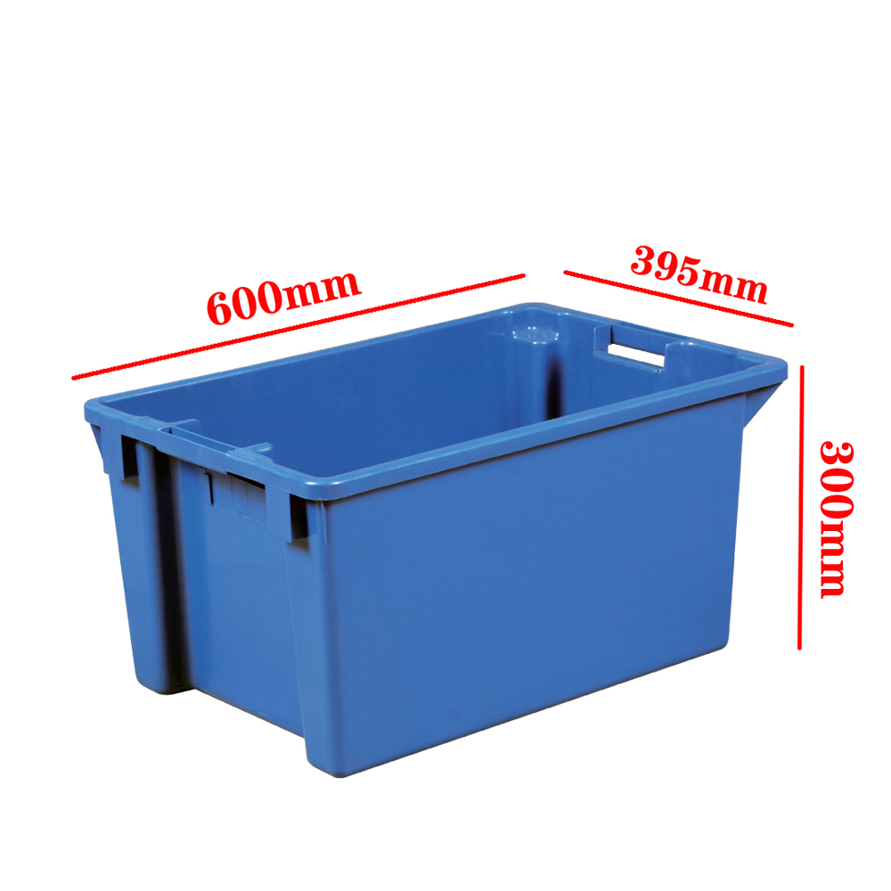 Logistics Stack Nestable HDPE Plastic Crate Recycled Home Office Hotel Restaurant Car Bar