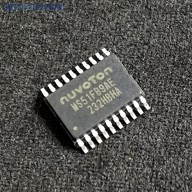 Nuvoton MS51FB9AE IC MCU 8BIT 16KB FLASH 20TSSOP electronic components 20-TSSOP 16K x 8 MS51FB9AE