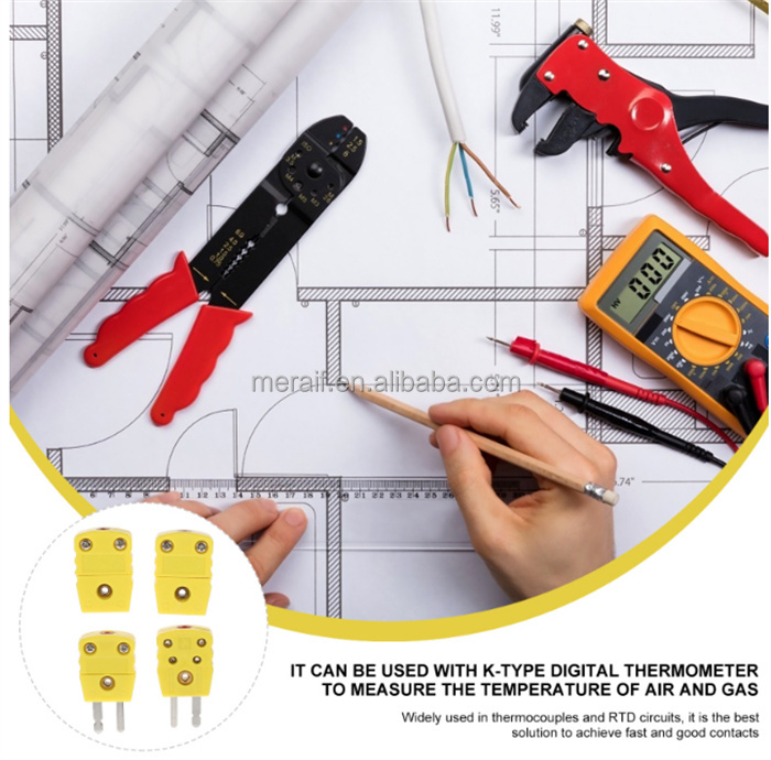 K type surface thermocouple temperature sensor 1m wire thermocouple probe -20~500C