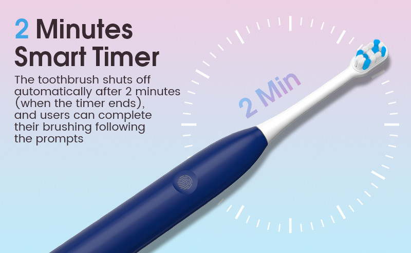 Professional Oral Health Electric Toothbrush DuPont Soft Bristled Brush Smart Vibrator Sonic Electric Toothbrush